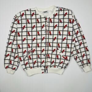 Vintage 1980’s Action Gear Button Front Golf Sweatshirt